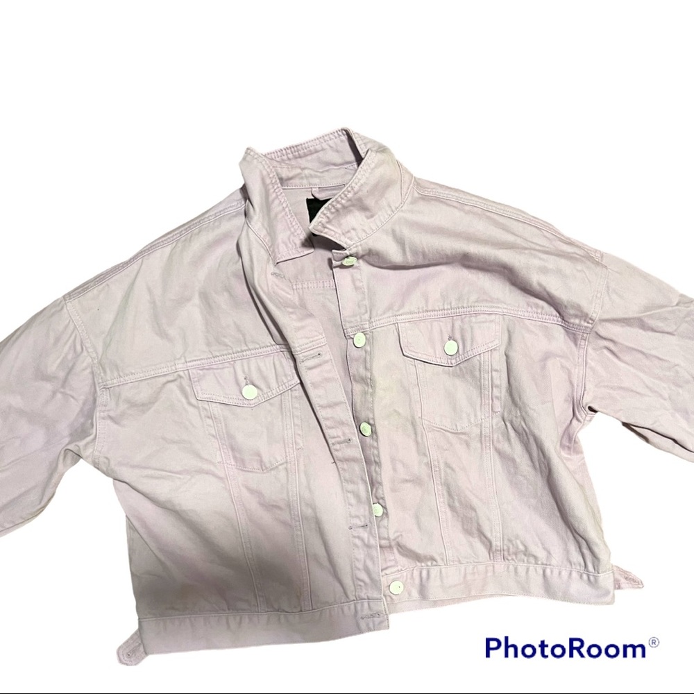 Light purple jean jacket